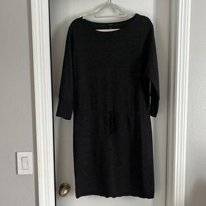 Ann Taylor Gray Sweater Dress, Size-M